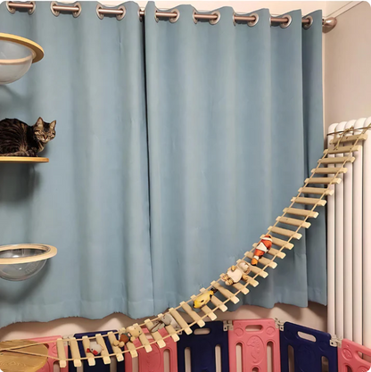 ClimbPro™ – Wall-Mounted Cat Climbing Bridge & Hanging Ladder