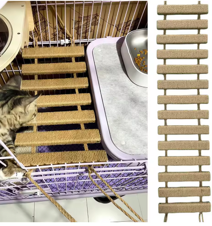 ClimbPro™ – Wall-Mounted Cat Climbing Bridge & Hanging Ladder