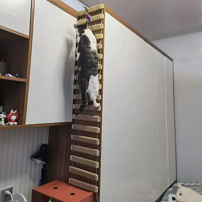ClimbPro™ – Wall-Mounted Cat Climbing Bridge & Hanging Ladder