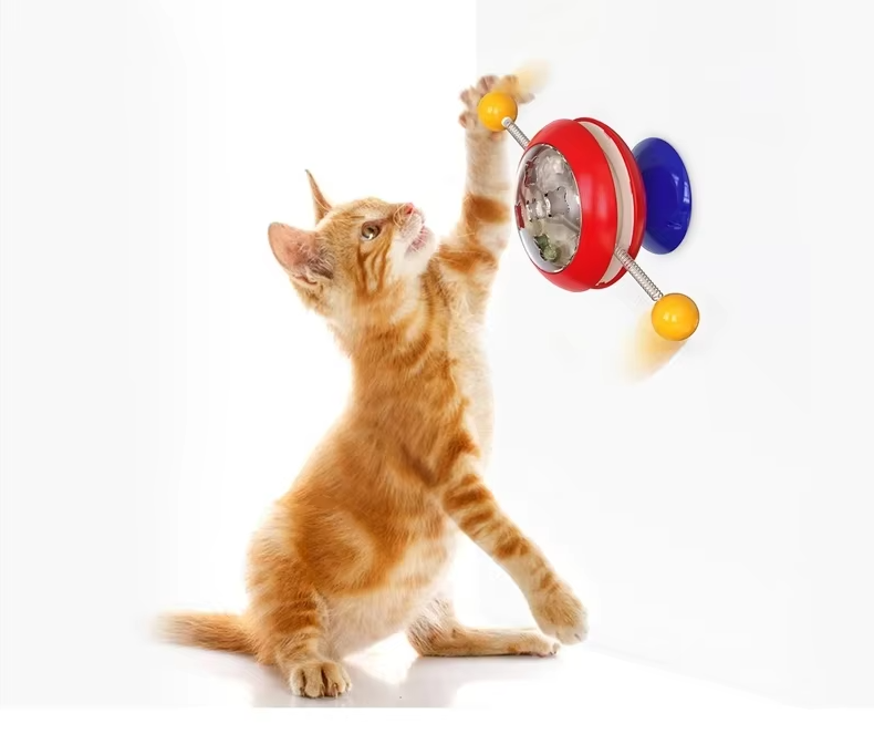 Nala™ Interactive Cat Toy with Spinning Balls and Catnip