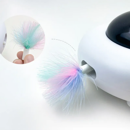 Chloe™ Interactive Cat Toy with LED Lights and Tail Feather