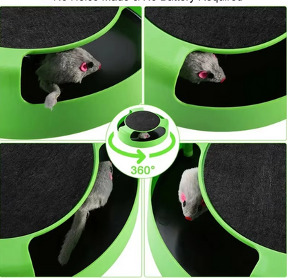 Whiskerhunt™ – Interactive Cat Toy with Moving Mouse