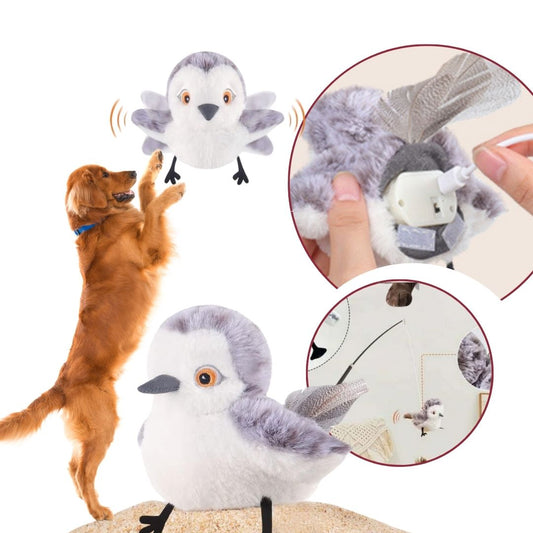 Ollie™ Interactive Owl Dog Toy with Fluttering Wings and Sounds