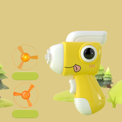 Leo™ Dino-Frisbee Launcher with Glow-in-the-Dark Discs for Cats
