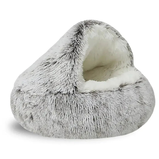CozyCove™ – Snuggle Cave Bed for Cats & Small Dogs