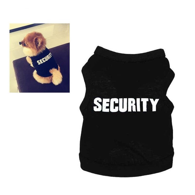 Security Pet Jacket with Soft Cotton Fabric and Thermal Protection