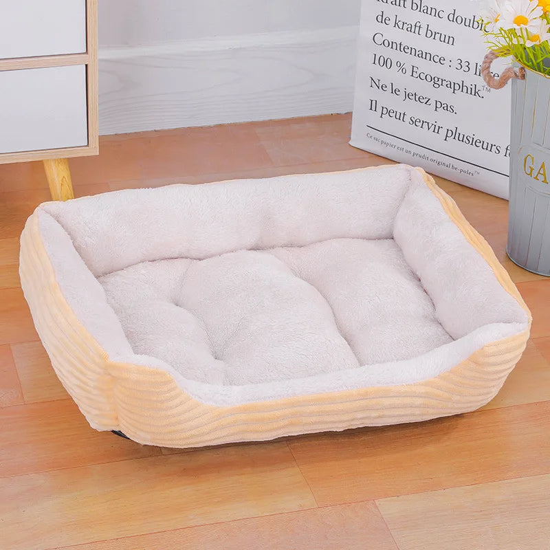 Rocky™ Square Pet Bed – Waterproof, Cozy & Supportive