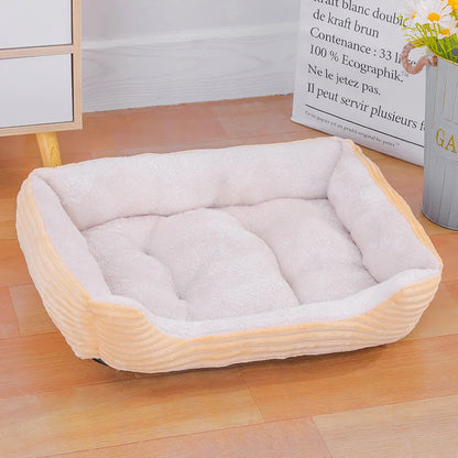 Rocky™ Square Pet Bed – Waterproof, Cozy & Supportive
