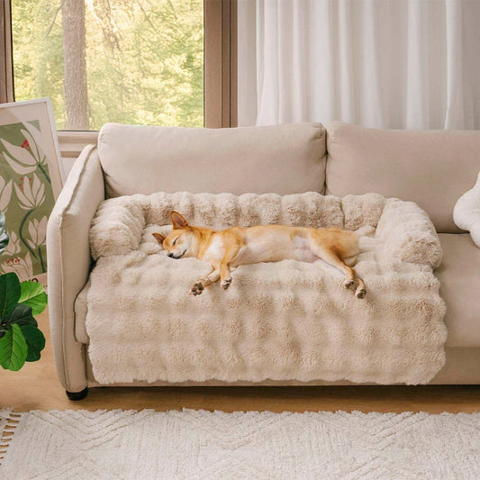 Milo™ Plush Pet Bed with Orthopedic Support and Ultra-Soft Fabric