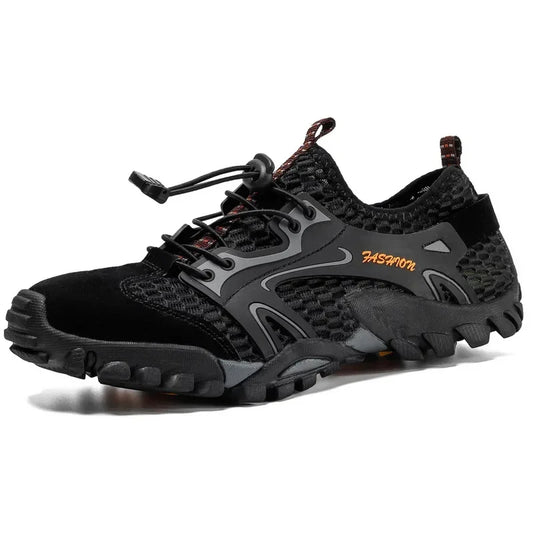 Breathable Non-Slip Hiking Sneakers for Men – Lightweight Outdoor Shoes