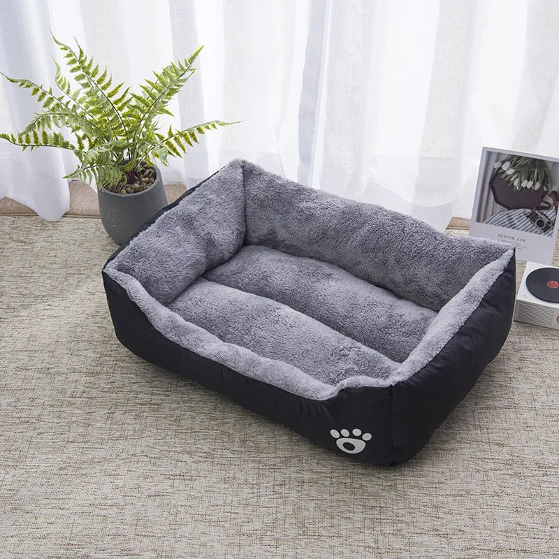 Rocky™ Square Pet Bed – Waterproof, Cozy & Supportive