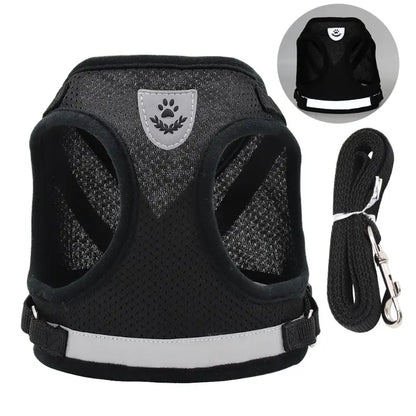 Zoe Reflective Mesh Dog Harness Breathable adjustable