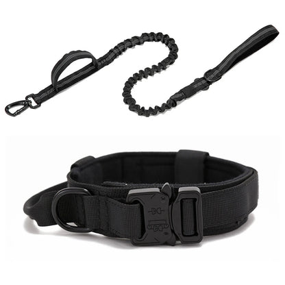 Varkon | Tactical reflective dog collar with padded grip