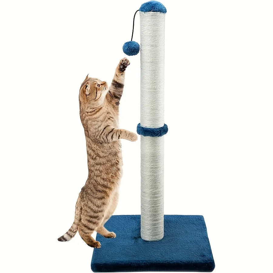 Oliver™ Tall Sisal Cat Scratching Post – Sturdy & Interactive Design