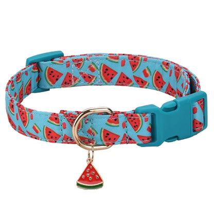 Mire | Adjustable fruit-themed collar with metal charm for pets