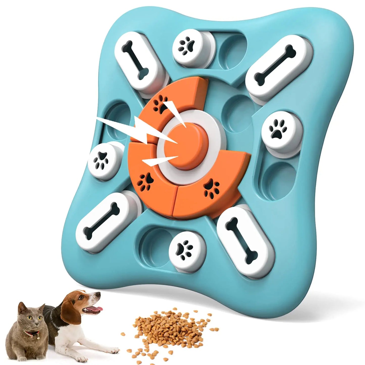Charlie™ Interactive Play Station with Puzzle Feeder Design