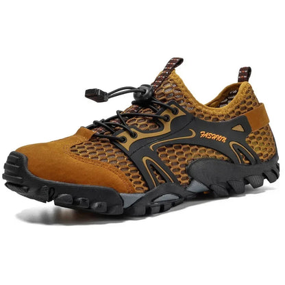 Breathable Non-Slip Hiking Sneakers for Men – Lightweight Outdoor Shoes