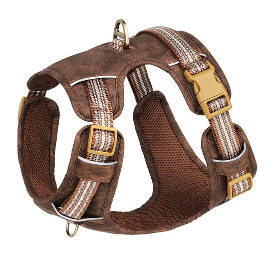 Hunter™  Waterproof PU Harness Durable Adjustable Dog Harness