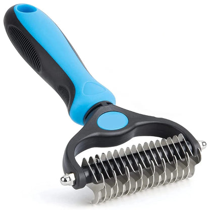 Max™ Dual-Sided Dog Grooming Brush Deshedding Tool For Tangles & Loose Fur