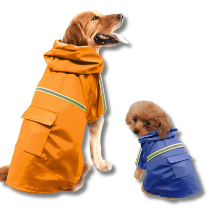Waterproof Dog Raincoat with Adjustable Fit and Lightweight Design