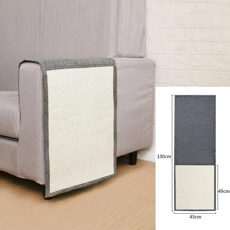 Oliver™ Cat Scratch Guard for Sofa Armrest with Durable Sisal Surface