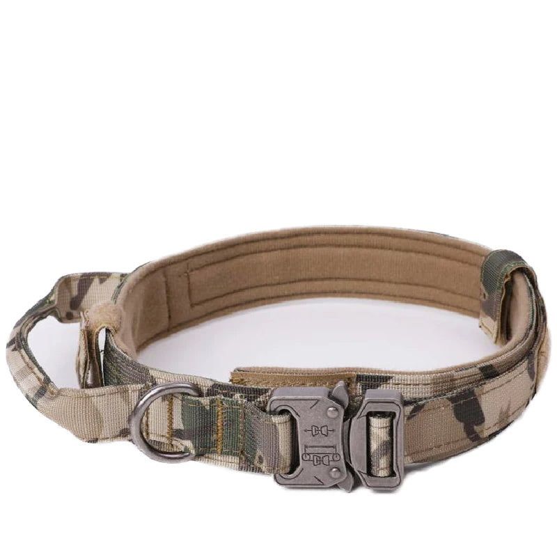Varkon | Tactical reflective dog collar with padded grip