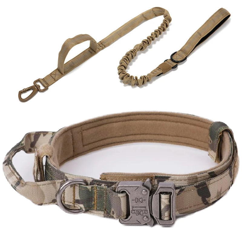 Varkon | Tactical reflective dog collar with padded grip