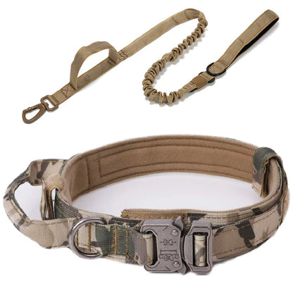 Varkon | Tactical reflective dog collar with padded grip