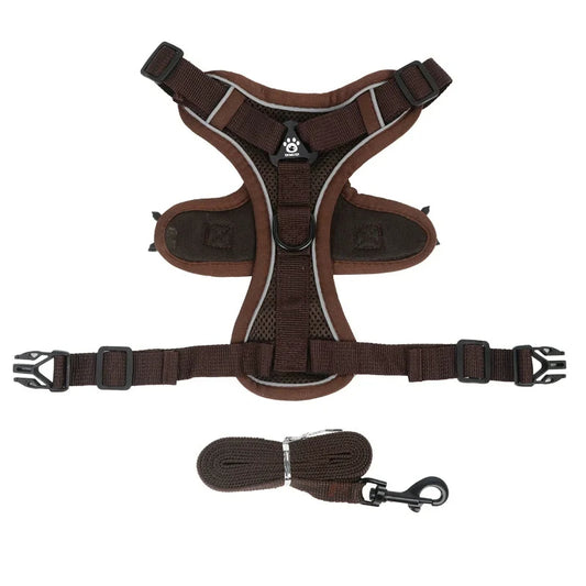 Toby No-Pull Dog Harness Set Reflective adjustable