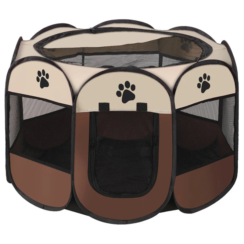 Max Portable Octagonal Pet Tent – Safe, Spacious & Foldable for Dogs and Cats