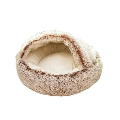Mochi™ Covered Dog Bed Ultra-Soft Plush Cave
