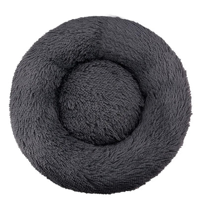 Milo Round Plush Dog Bed – Calming Comfort All Year Round