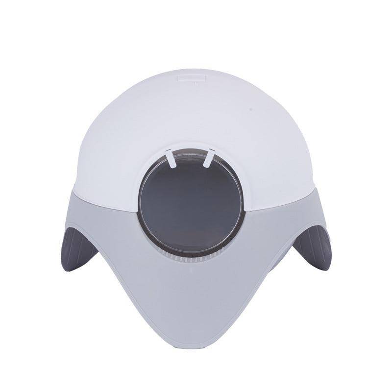 Enclosed Space Capsule Cat Litter Box – Modern, Odor-Controlled & Comfort-Focused