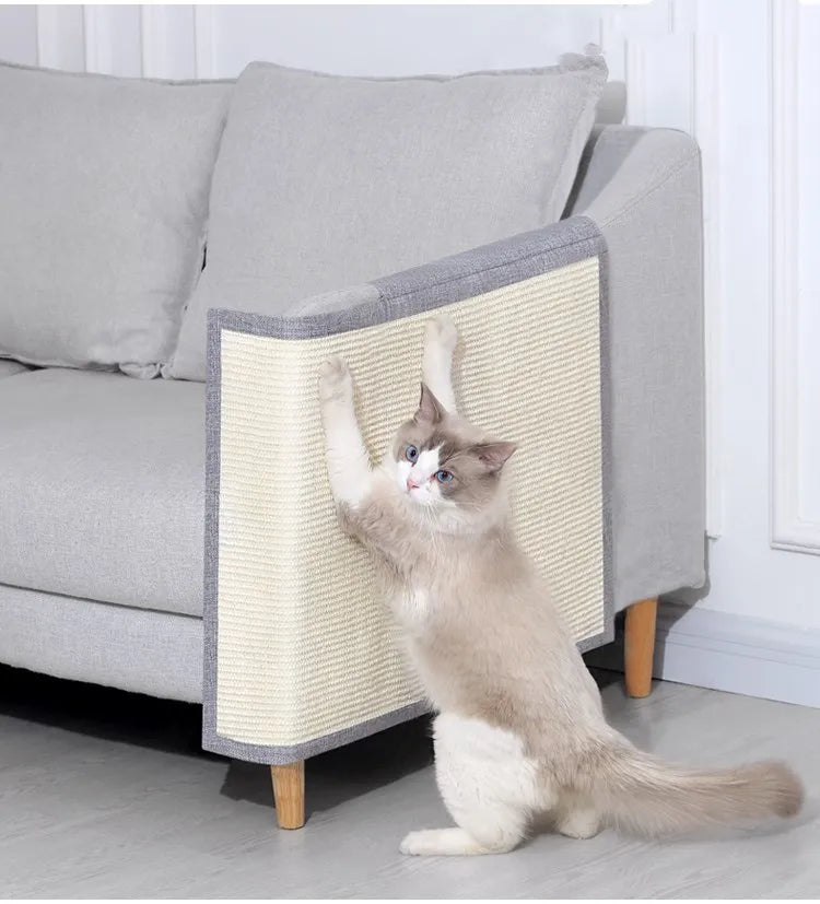 Oliver™ Cat Scratch Guard for Sofa Armrest with Durable Sisal Surface
