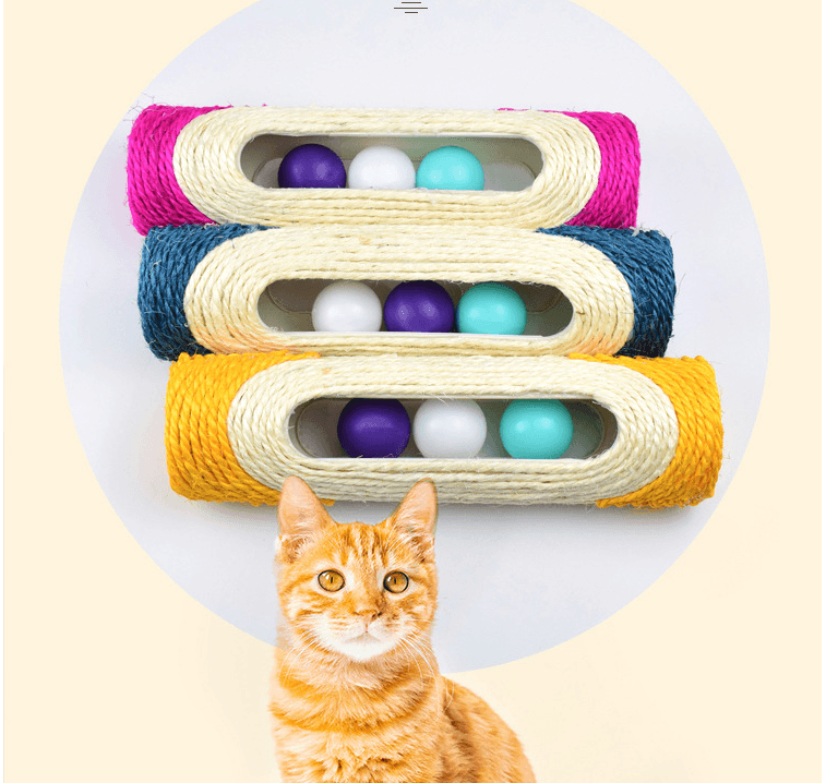 Sisal Drum Cat Toy – Durable Scratch & Chew Play for Healthy, Happy Cats