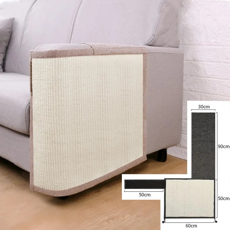 Oliver™ Cat Scratch Guard for Sofa Armrest with Durable Sisal Surface