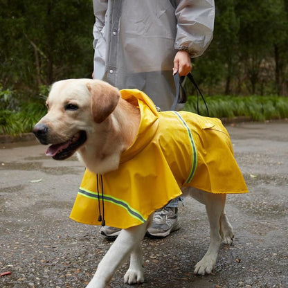 Waterproof Dog Raincoat with Adjustable Fit and Lightweight Design