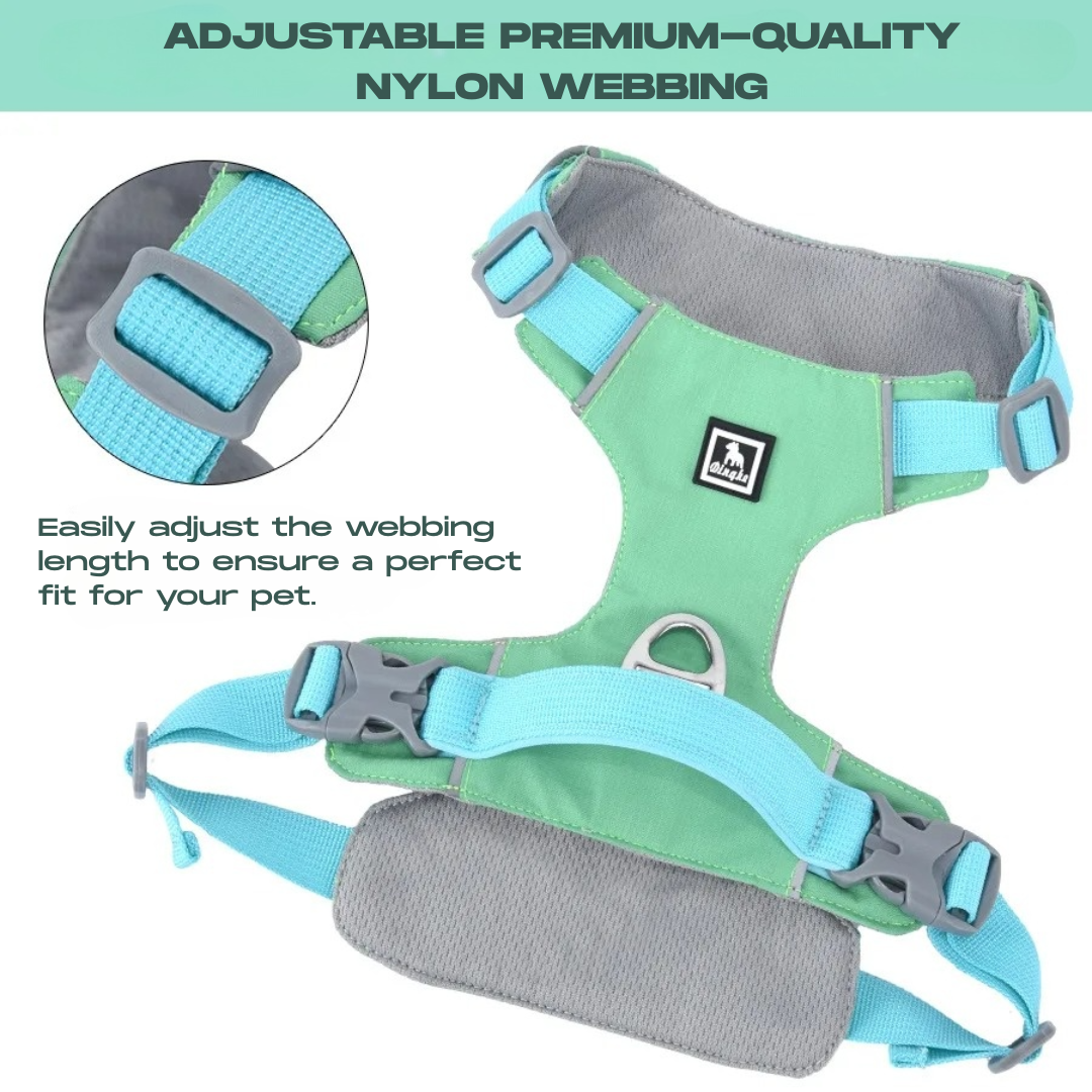 Bella™ Reflective Waterproof Harness Comfortable, Adjustable Dog Harness