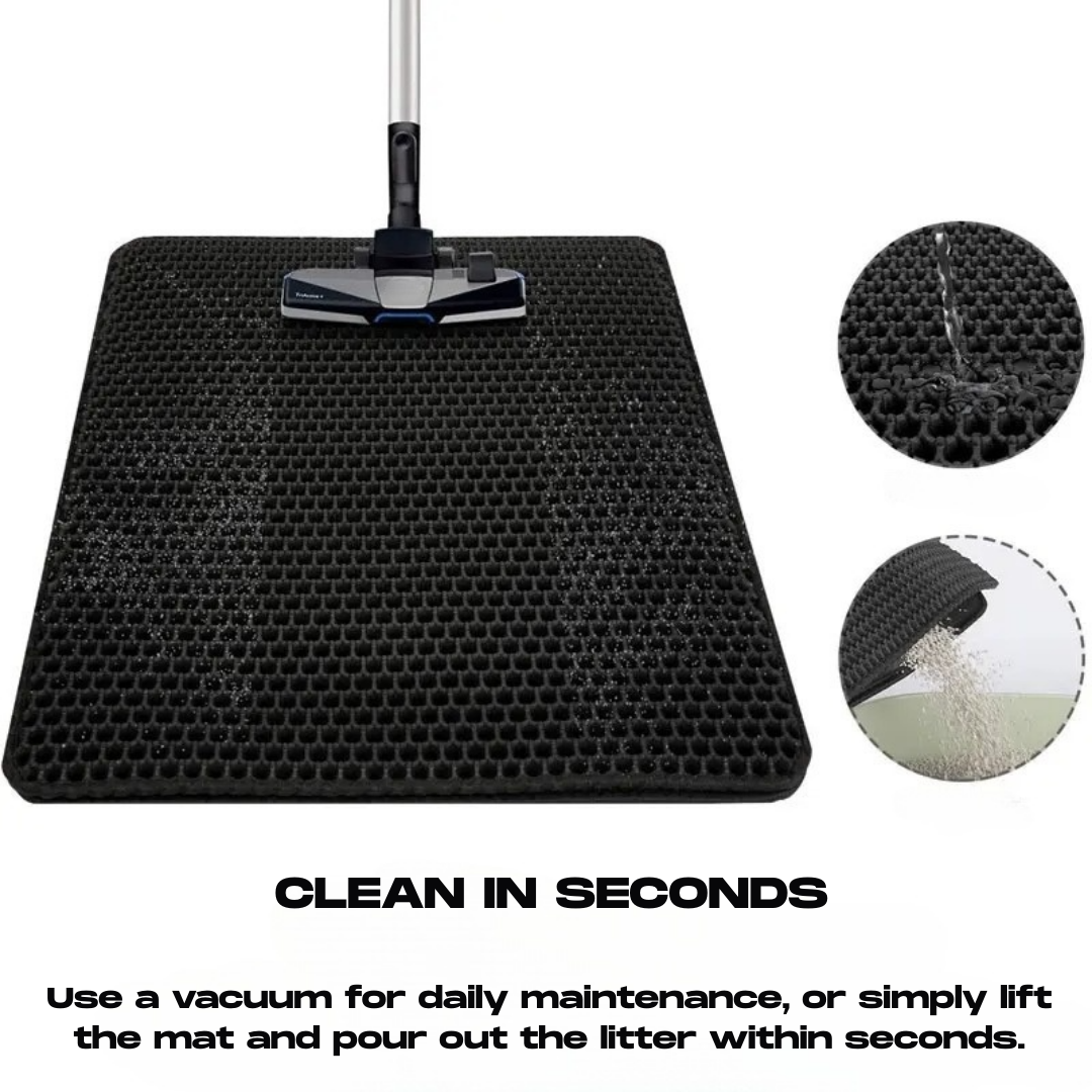 Waterproof Cat Litter Trap Mat Double-layer Mat For a Cleaner Home