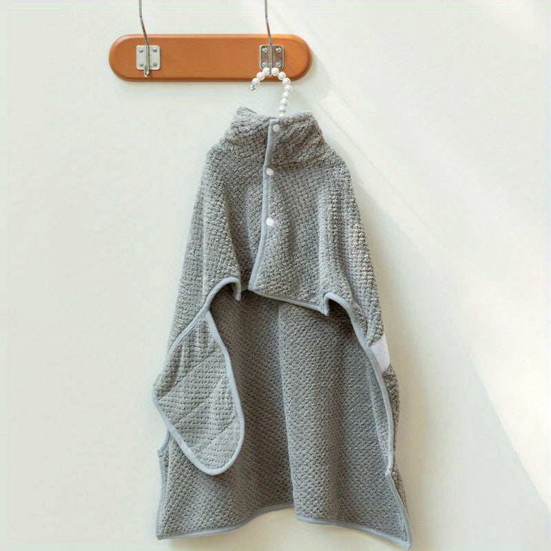 Quick-Dry Pet Bathrobe – Ultra Absorbent, Soft & Adjustable