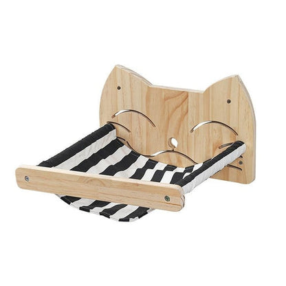 Purrfect Pine Wood Cat Adventure Set – Cozy Hideaways, Climbing Fun & Relaxing Hammock