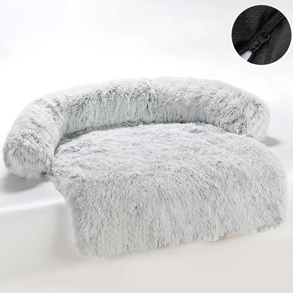 Bella Plush Dog Sofa Bed – Cozy Removable Cushion for Ultimate Comfort