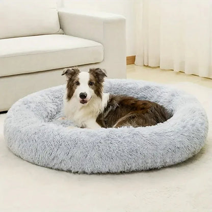 Molly™ Long Plush Dog Bed – The Softest Retreat for Peaceful Sleep