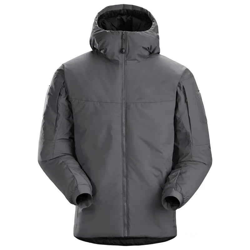 Winter Outdoor Tactical Jacket – Thick Cotton Softshell Windbreaker for Hiking & Mountaineering