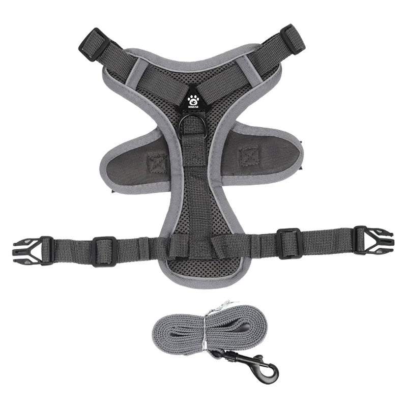 Toby No-Pull Dog Harness Set Reflective adjustable