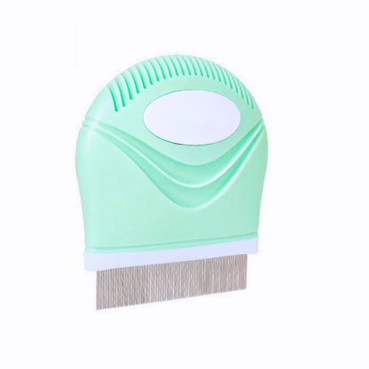 Dense-Tooth Pet Grooming Comb – Mini Brush for Hair Cleaning & Massage