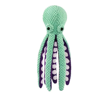 Aquapals™ Octopus Squeaky Dog Toy Durable, bite-resistant