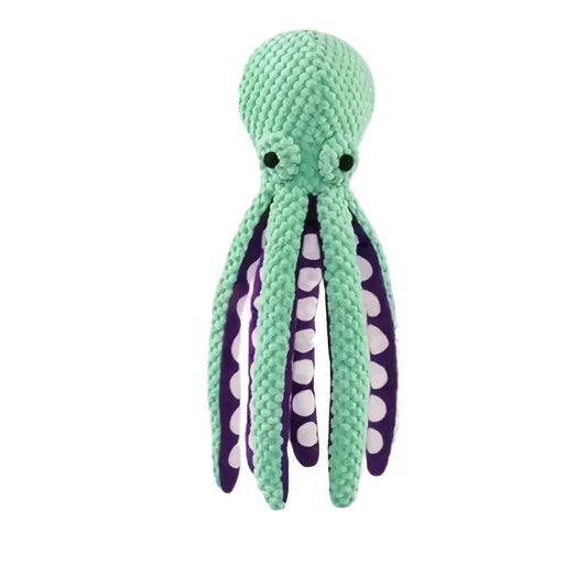 Aquapals™ Octopus Squeaky Dog Toy Durable, bite-resistant