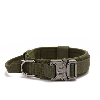 Varkon | Tactical reflective dog collar with padded grip