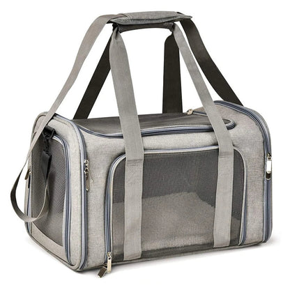 Portable Soft Sided Pet Carrier Bag for Dogs and Cats Travel